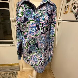 JUDE CONNALLY paisley Printed Sleeveless large shirt